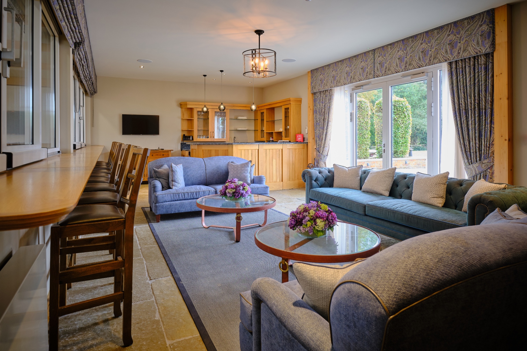 Hospitality lounge interior